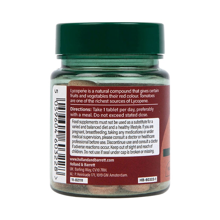 Holland & Barrett Lycopene 10mg 60 Tablets